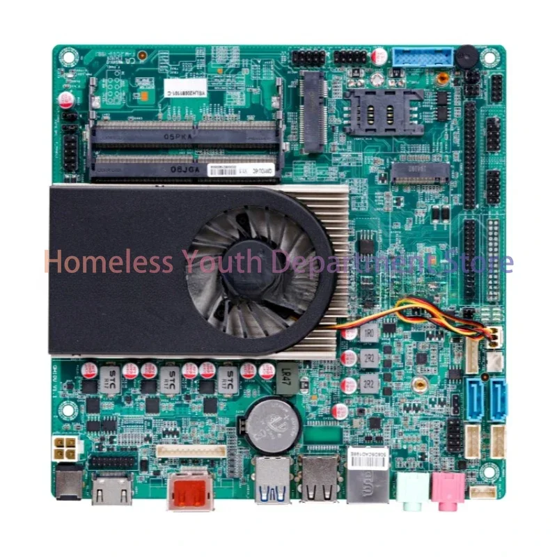 Win 11 system VGA DP LVD Dual 2.1G frequency 3.9G Turbo Frequency GHz 6COM 8th gen in-tel i3 i5 i7 cpu motherboard