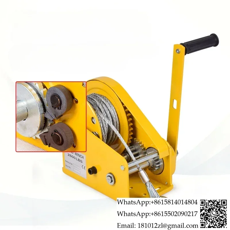 High QualityMobile small portable crane foldable hand small crane household manual lifting crane lifting hoist