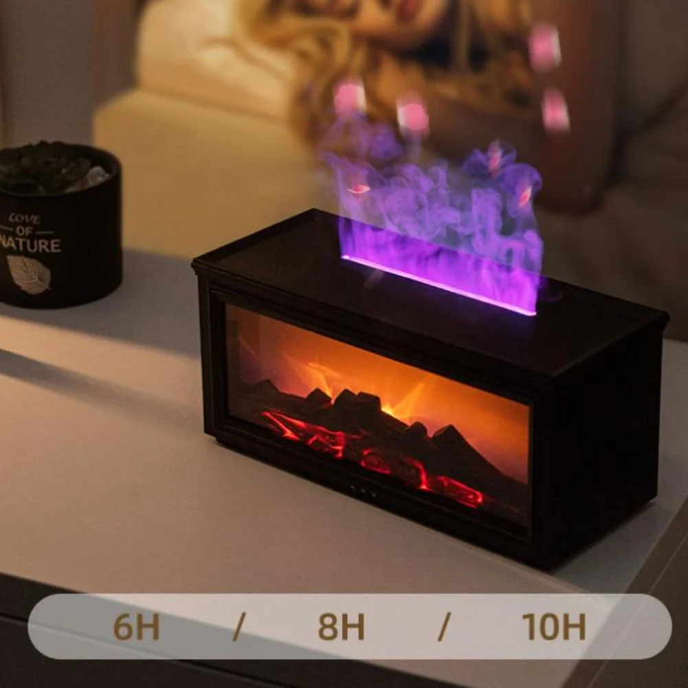 diffuseur-d'aromatherapie-244x112mm-machine-d'aromatherapie-lumiere-d'ambiance-coloree-capacite-de-reservoir-d'eau-de-280ml-fonctionnalite-tout-en-un