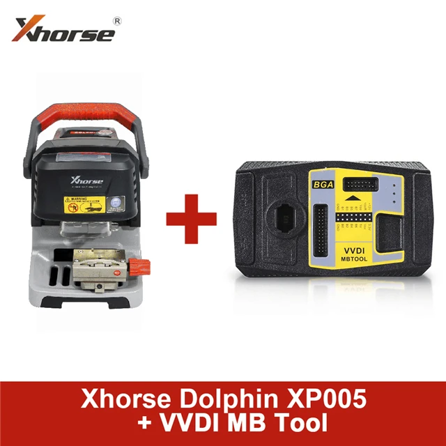 Xhorse Dolphin XP005 Automatic Key Cutting Machine Plus VVDI MB Tool with 1 Year Unlimited Token