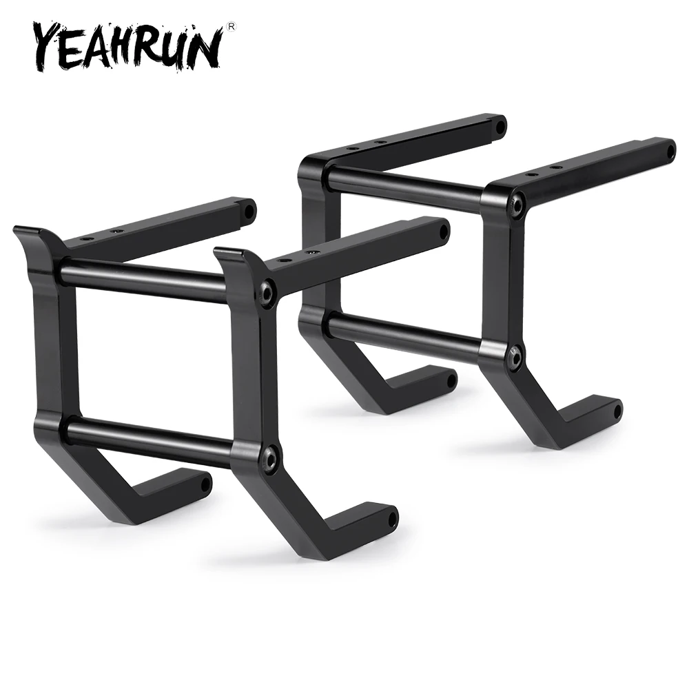 YEAHRUN Aluminum Alloy Front & Rear Bumper for Tamiya 1/10 Clod buster 4×4×4 Monster Truck Model Upgrade Parts