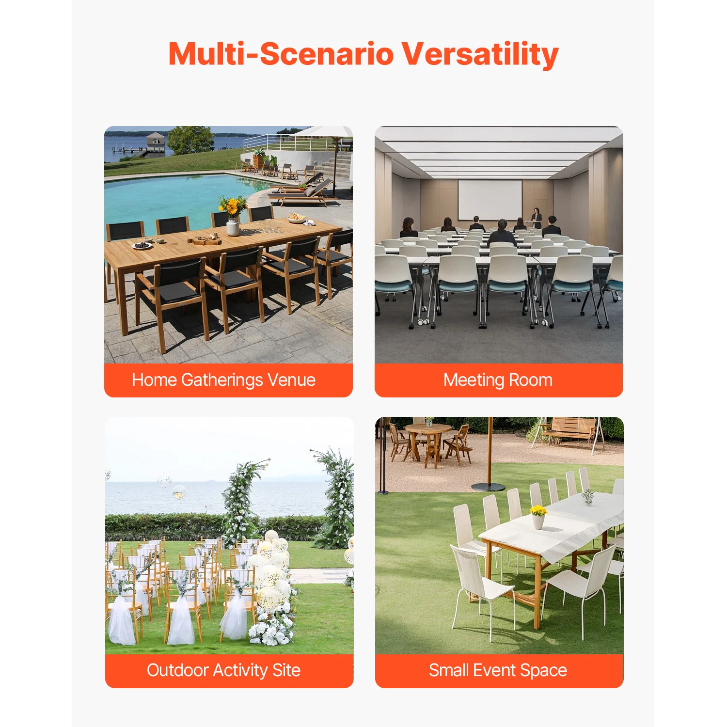 SucceBuy 150LBS كرسي قابل للطي رف كرسي معدني عربة التخزين مع عجلات مطاطية حامل كرسي على شكل دفع لتراص 10 كراسي