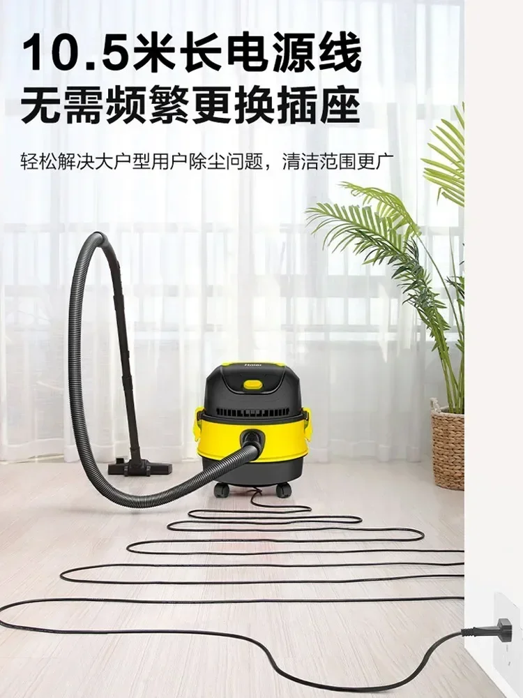 Aspirapolvere domestico a botte: aspirazione forte, alta potenza. Per l'uso in auto. Pulizia a secco e a umido. Funzione di soffiaggio.