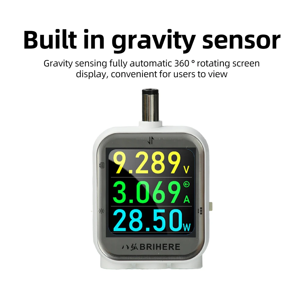 B50 High-Precision Digital Voltage Current and Power Meter DC 5517/5521/5525 Interface Tester Fast Charging Monitor 6A