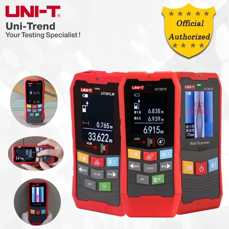 

UNI-T high precision multifunctional detection of foreign objects / AC / metal objects Wall Scanners UT387E/UT387LM/UT387S