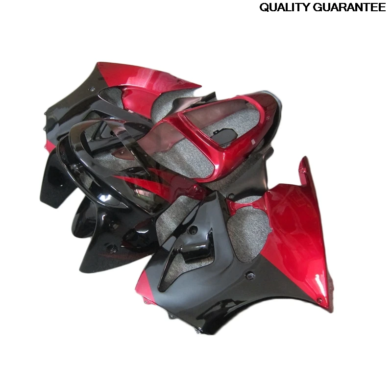 

Новый комплект обтекателей для мотоцикла Kawasaki Ninja ZX6R 1998 1999, красный, черный, обтекатель ninja ZX 6R 98 99 05