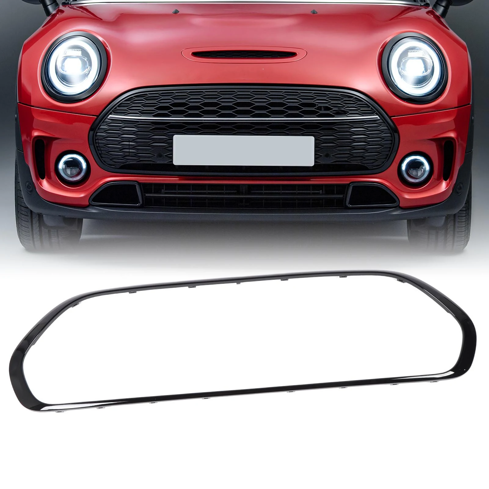 Car Grille Surround Cover Trims Tuning Exterior Accessories 51137351369 Replacement For Clubman S JCW F54 2015-2024