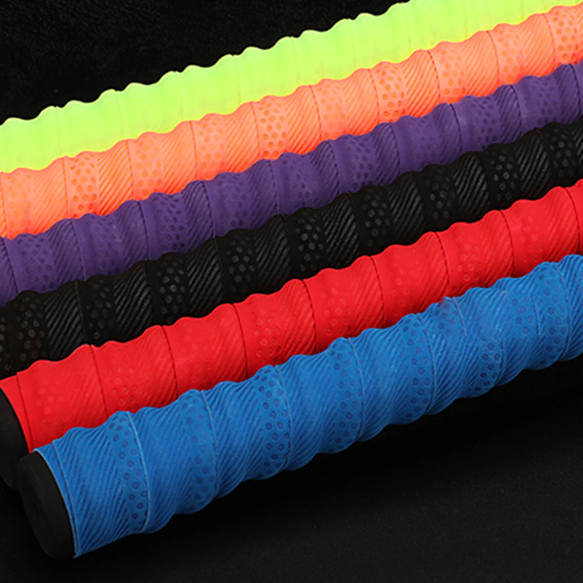 

Soft Pu Anti Fishing Rod Handle Tape Sweat Absorbing Racket Grip Winding Belt For Tennis Bike Handlebar Band Red