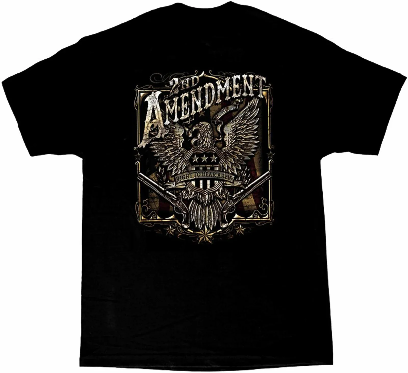 

2ND Amendment Right To Bear Arms Men's T-Shirt Summer Cotton Short Sleeve O-Neck Unisex T Shirt New S-3XL