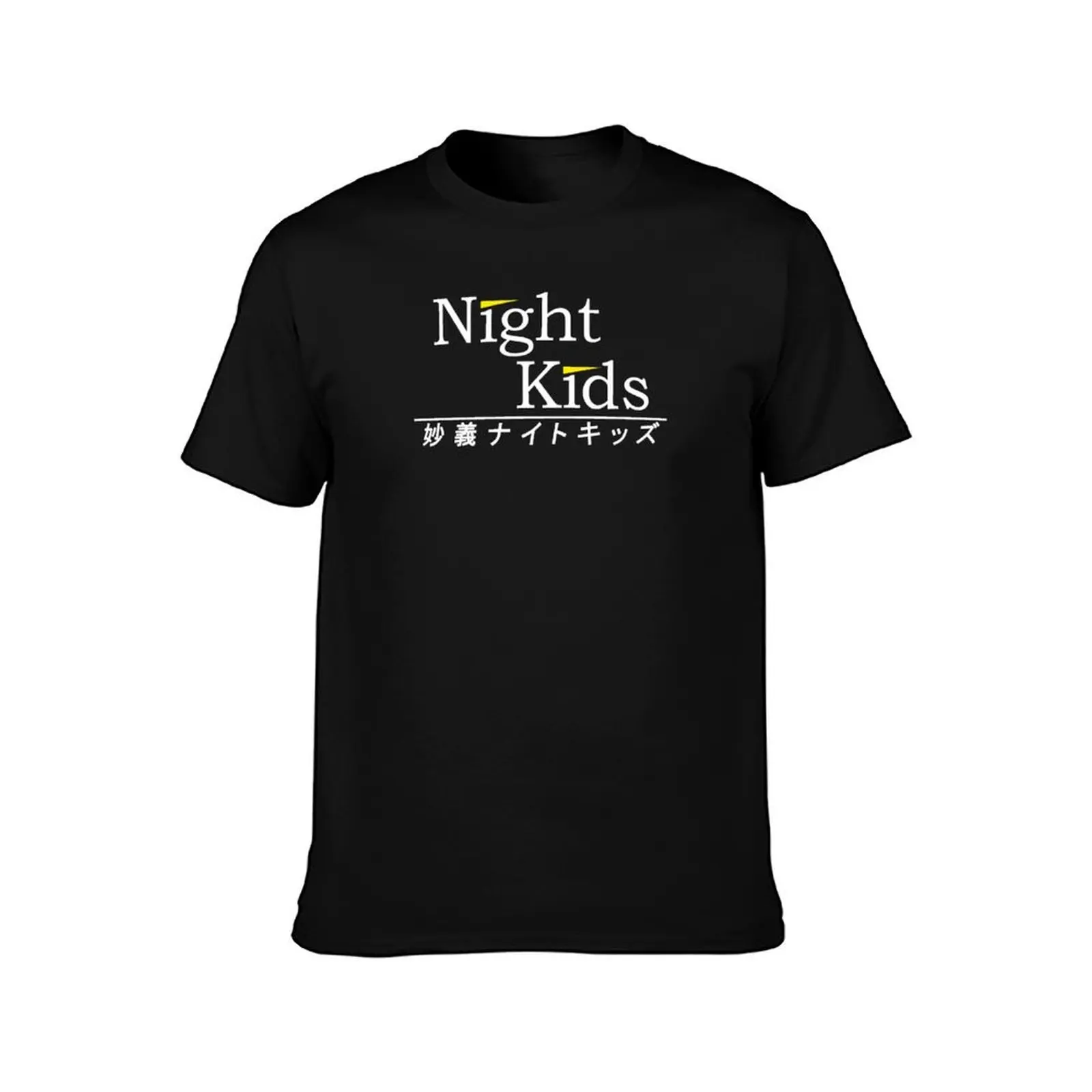 Myogi Night Kids INITIAL D「WHITE PRINT」 T-Shirt t shirt for man 100 percent cotton T-Shirt