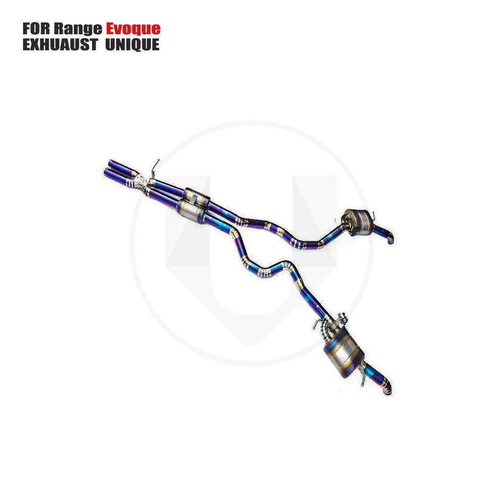 

UNIQUE Titanium Alloy Exhaust Manifold Downpipe Is Suitable ForLand Rover evoque 2.0T Auto Modification Electronic Valve