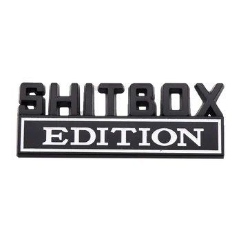 3D鋅合金標誌 SHITBOX EDITION 車標尾部側貼紙配件,適用於吉普車、道奇、克萊斯勒和卡車。 8 最佳銷售 貼紙吉普車 - №3