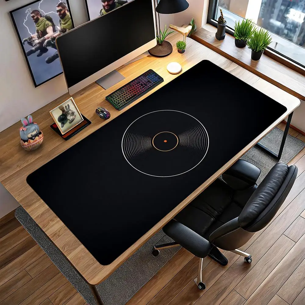 

Super Vinyl Records Mouse Pad Large gaming mat,extended desk pad,custom anime mousepad,RUB mouse mat,non slip surface