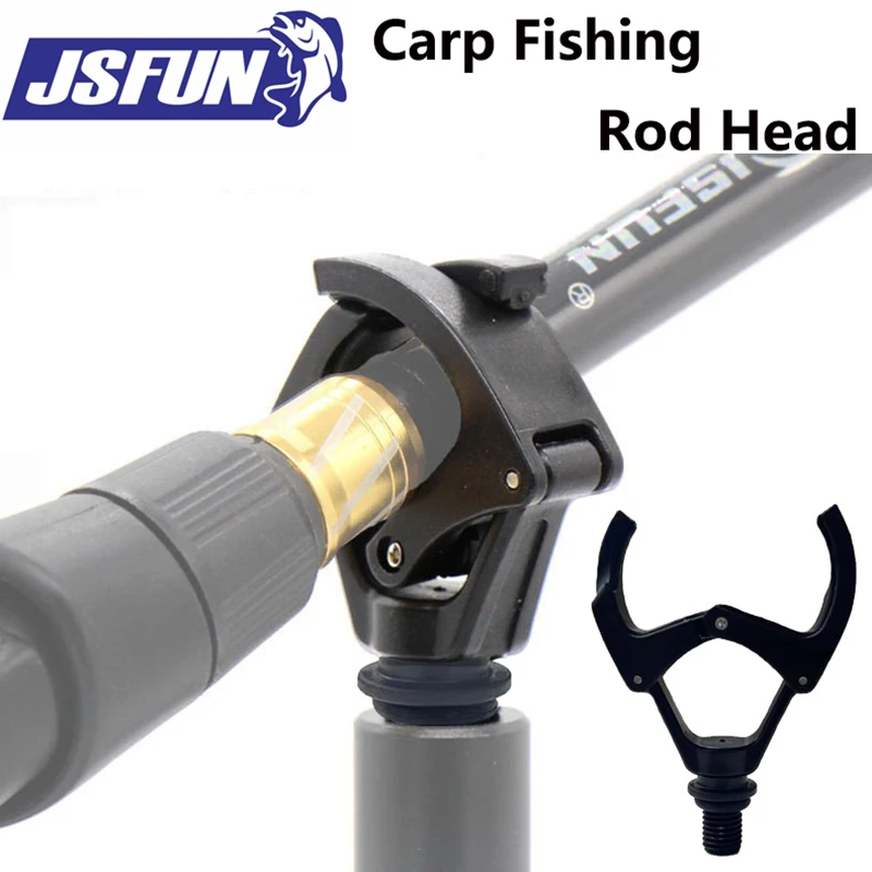 JSFUN Fishing Rod Rest Head Set 1/2/3pcs - Compatible with Bank Sticks,Secure Grip for Carp Coarse Fishing Accessories