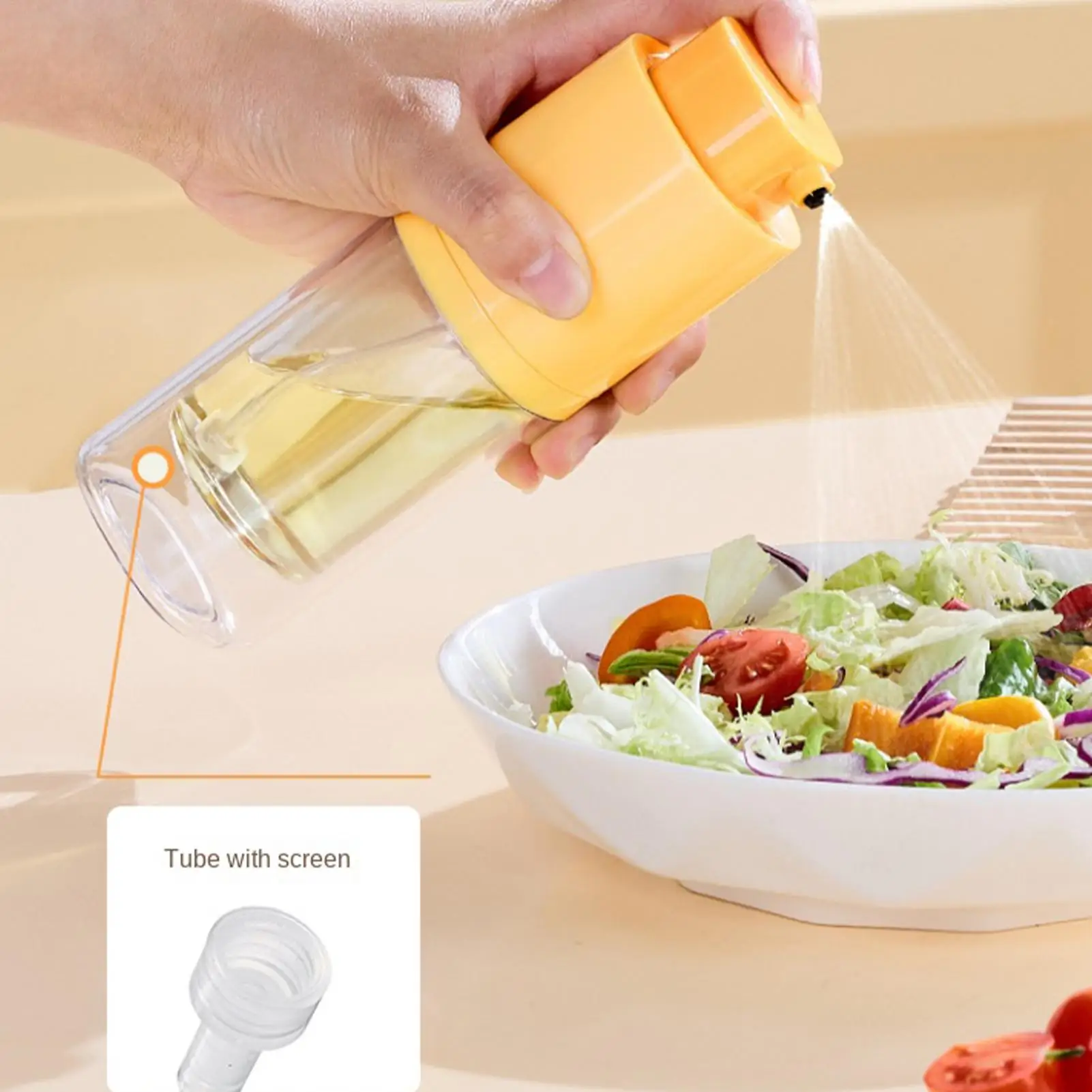 

Oil Spray Bottle Leak-Proof Kitchen Gadget Oil Mister Spray Bottle For Cooking For BBQ Air Fryer Baking Frying Basting Meat Food