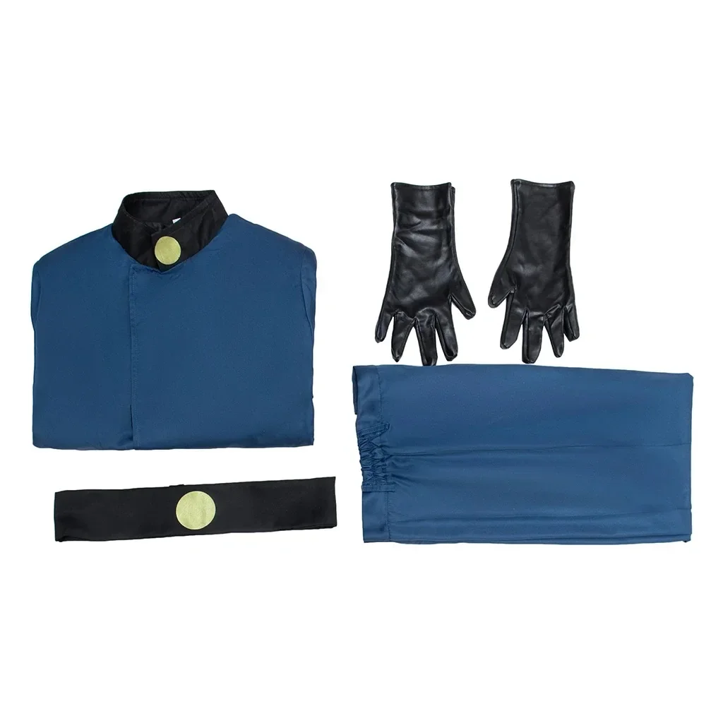 Dr.Drakken Cosplay Costume Adult Men Blue Trench Coat Pants Full Set Disguise Engineer Uniform Suit Halloween Carnival Outfits - view 6