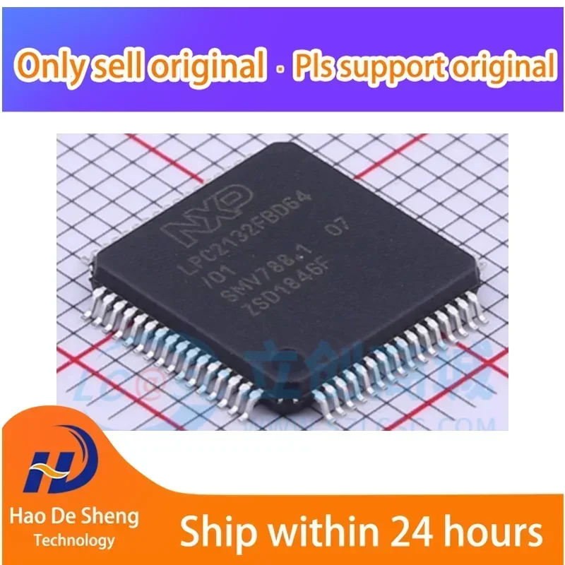 10PCS/LOT  LPC2132FBD64  LPC2132FBD64/01  QFP64 New Original In Stock