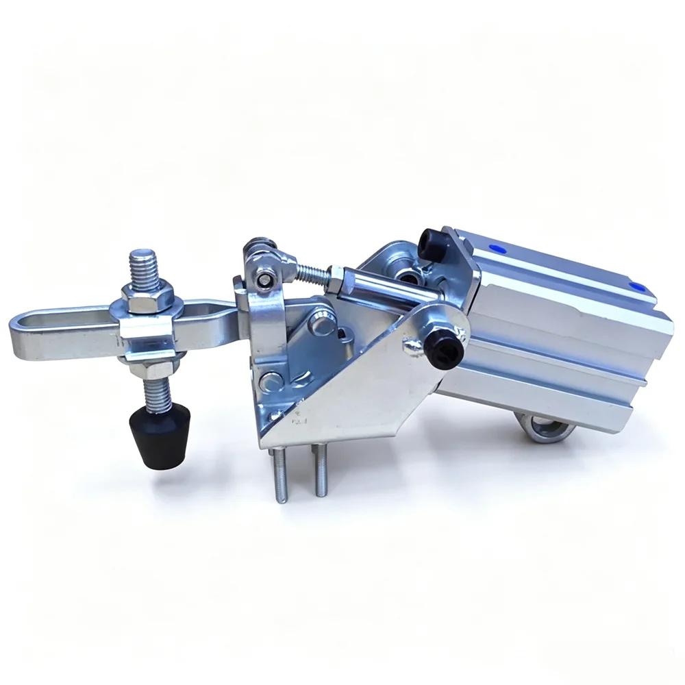 Pneumatic quick clamp 101A cylinder type toggle clamp 50KG clamping force tooling pneumatic compression clamp