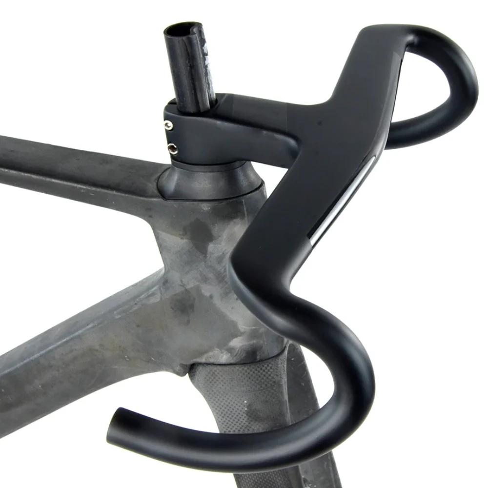 2025 Road bike VAM 2.0 Premium BLACK Integrated Gravel AERO Barstem Lightweight Handlebar Matte Fully internal Cables HandleBar