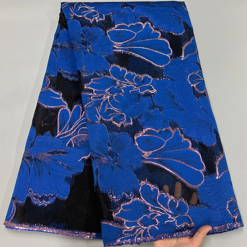 

Новая высококачественная нигерийская тюлевая жаккардовая кружевная ткань, африканская парчовая кружевная ткань для шитья вечернего свадебного платья