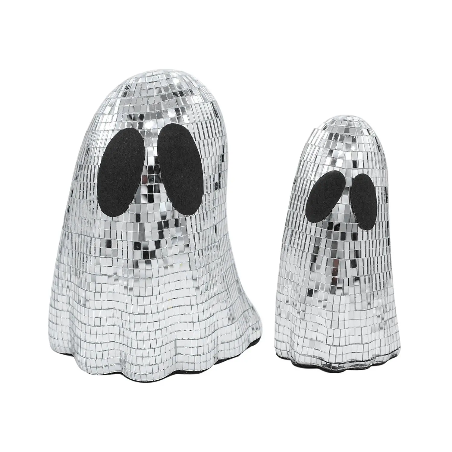 

Halloween Disco Ghost Decor Ghost Disco Ball Table Decoration Halloween Tiered Tray Decor for Props Home Tabletop Decorations