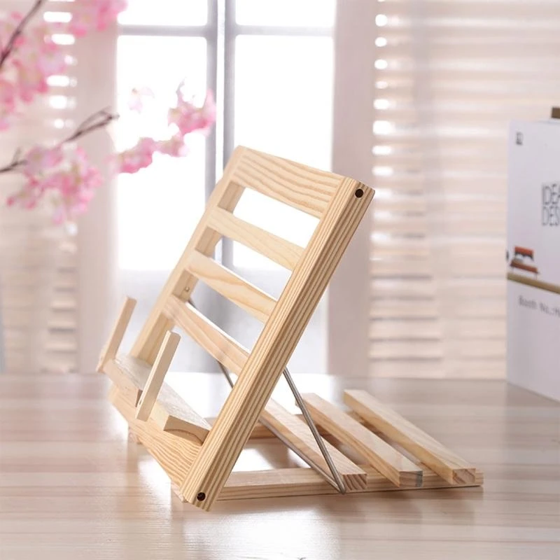 Adjustable Book Holder Stand Kitchen Bookrest Foldable for Kid Adult Reading