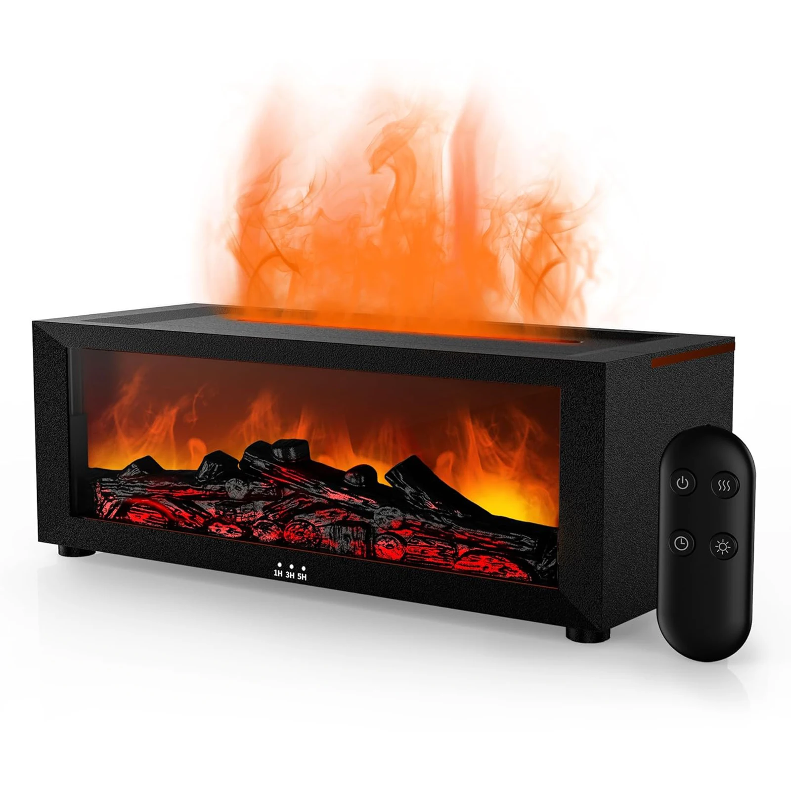 

Fireplace Flame Air Diffuser Humidifier Aromatherapy Essential Oil Diffuse with Timer for Home,Bedroom,Office,Yoga