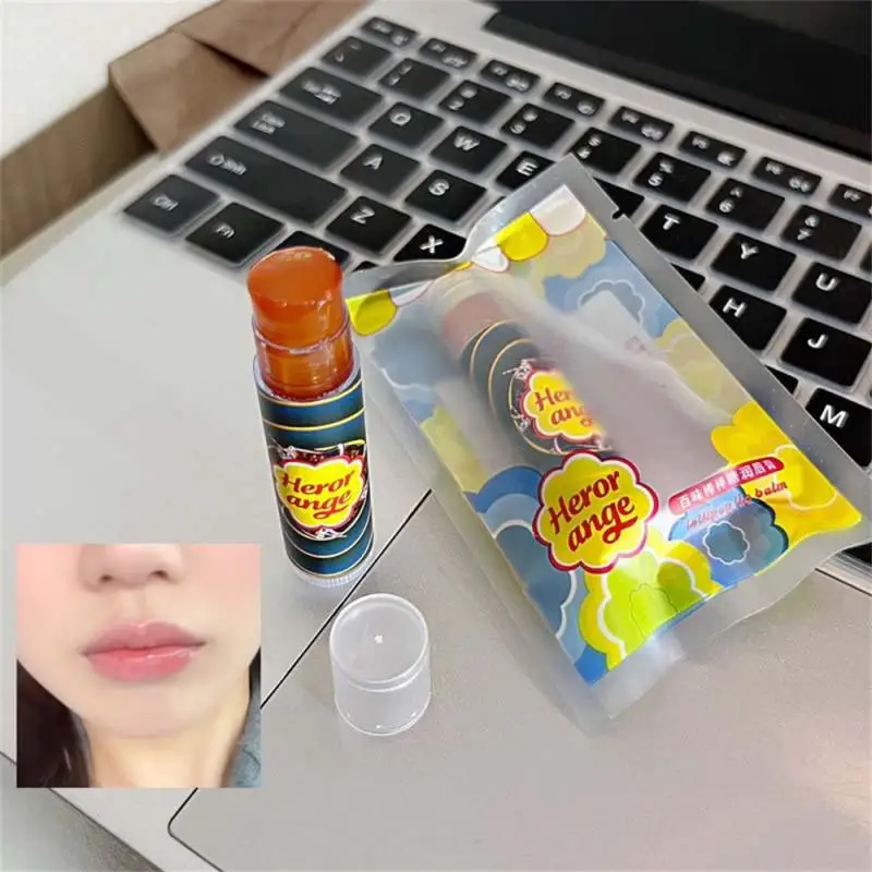 Transparent Fruit Lip Balm Moisturizing Fade Fine Lines Lip Gloss Jelly Gloss Lipstick Anti-drying Hydration Lip Care Make Up