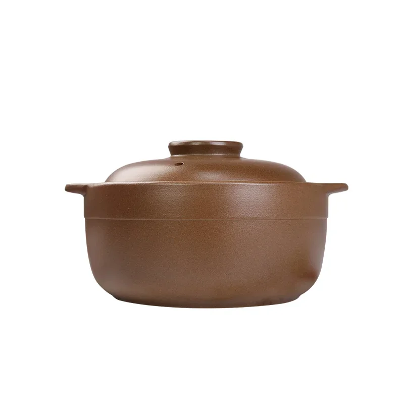 

clay casserole, ceramic pot soup, open flame, high temperature resistant porridge, stew soup, baby food casserole