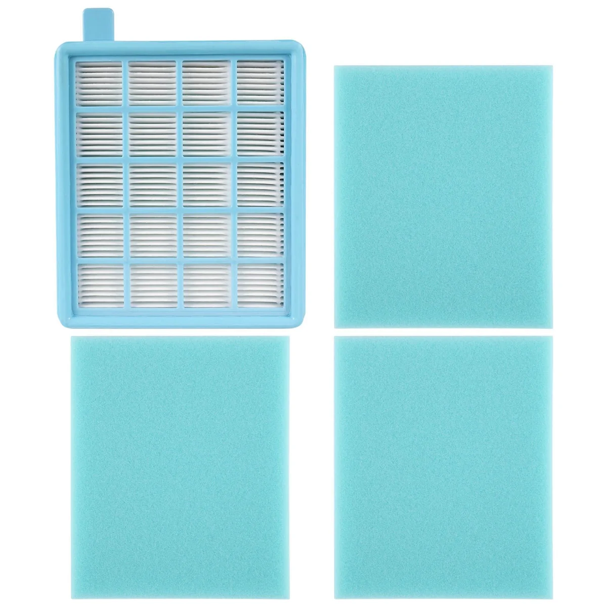 4pcs/lot Filter Mesh HEPA FILTER BUFFALO-MISTRAL For Philips Vacuum Cleaner FC8515 FC8516 FC8517 FC8518FC8470 FC8471