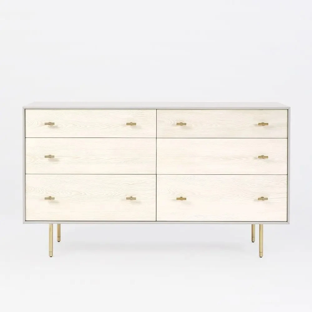 

Американский светлый роскошный сундук для спальни, простой современный шкафчик из цельного дерева