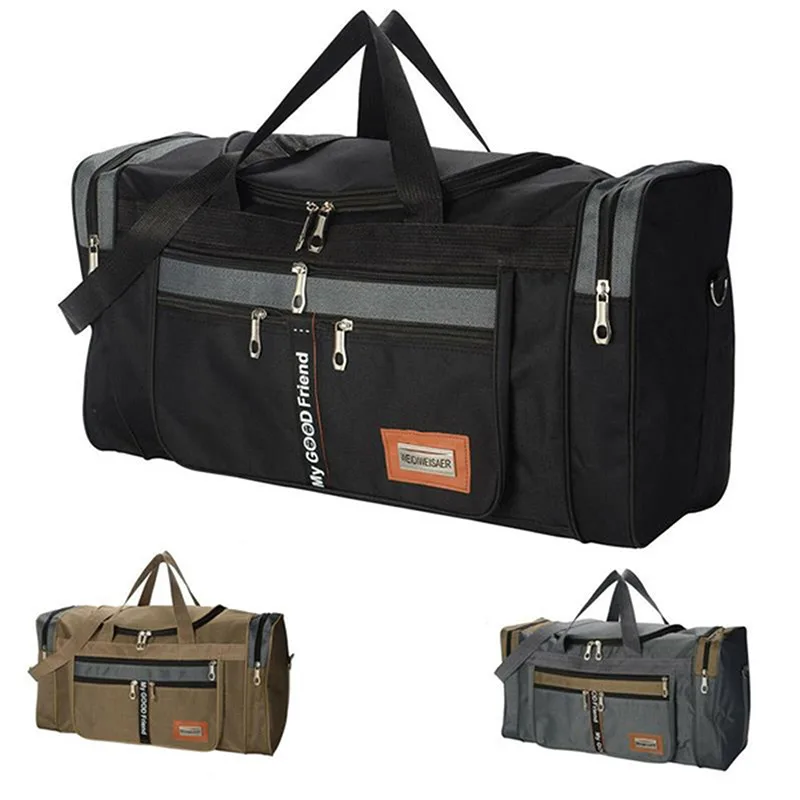 Canvas Mannen Reistas Grote Capaciteit Reizen Handtassen Draagbare Outdoor Carry Bagage Tassen Vrouwen Weekend Duffle Tassen