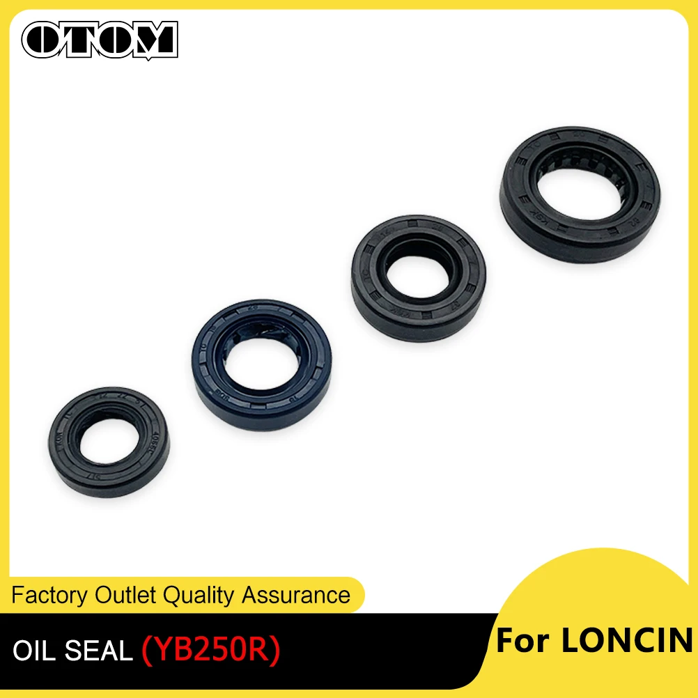 

OTOM Motorcycle Oil Seal Set For LONCIN YB250R KEWS K23 Engines Dirt Bike Gear Shift Shaft Kick Starter Shaft Oil Seal Oil Seal