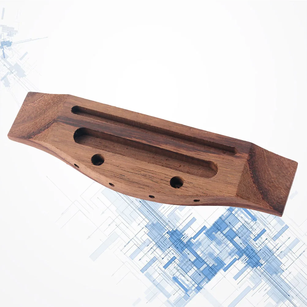 

2pcs Wooden Bridge For Classical Guitar Natural Wood Replacement Parts Enhance Sound Clarity Stability Perfect For Guitar Repair