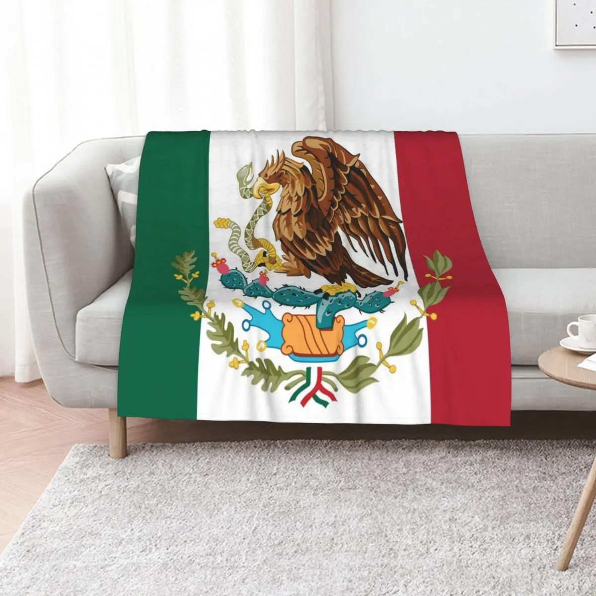 Show off your colors - Mexico Throw Blanket Thin Soft Big Stuffeds Bed Fashionable Flannels Plaid Blankets