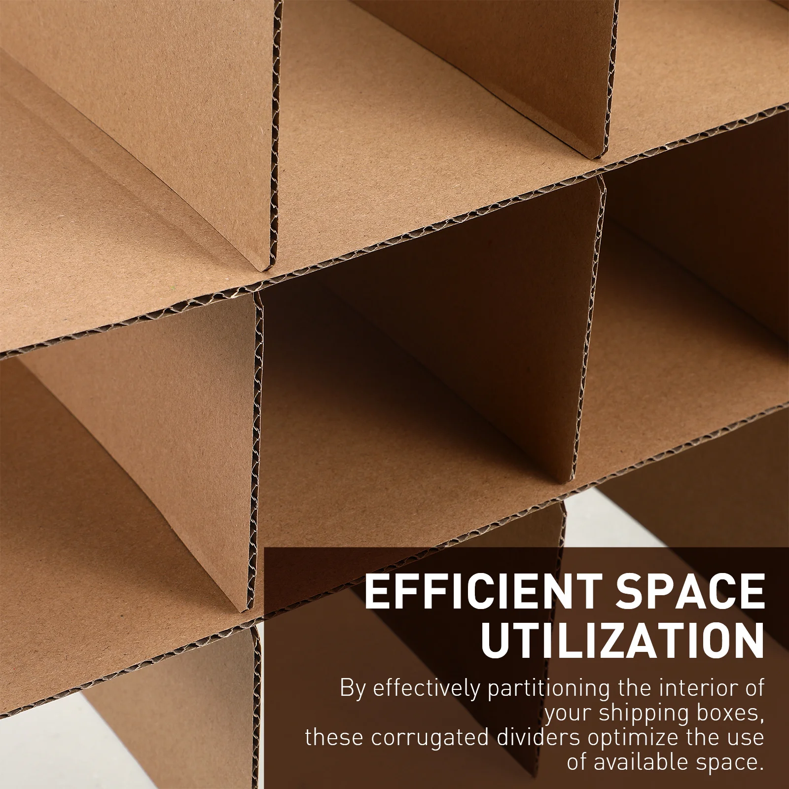 5pcs Cross Grid Packaging Box Cardboard Dividers for Moving Storage Kits Glass Protector Corrugated Paper Inserts
