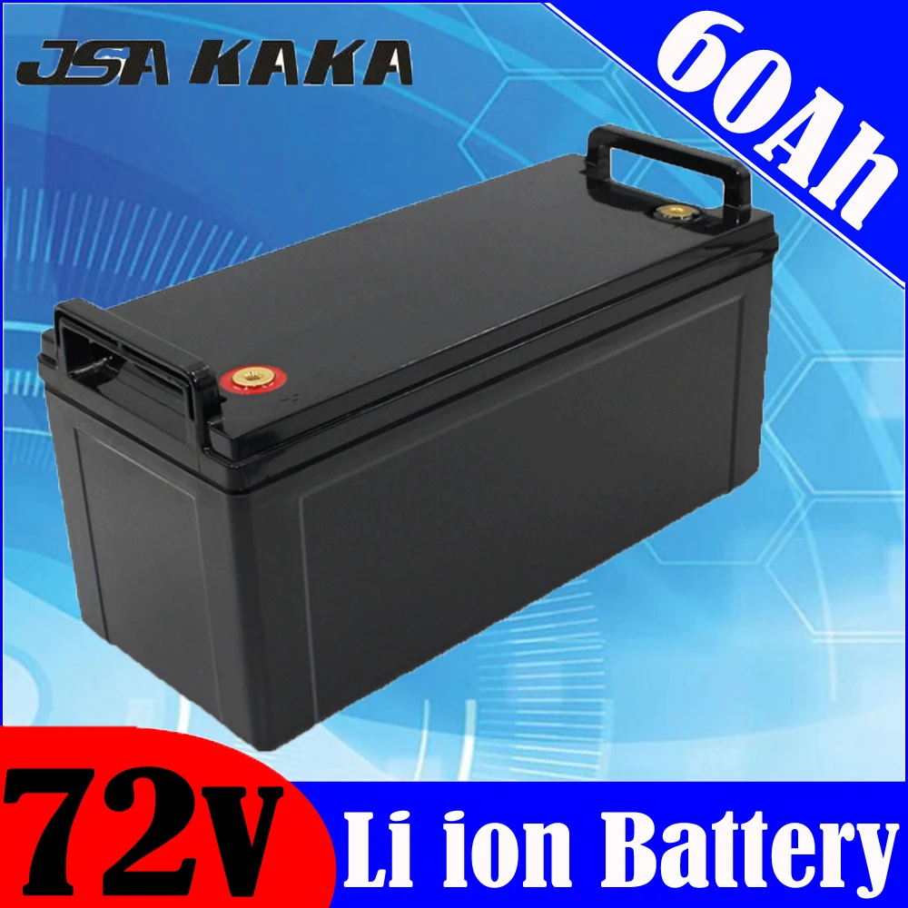 

72V Lithium Battery 72v 60Ah li ion 72v eBike Battery For 8000W 7000W 5000W 4000W Electric Bicycle Bike Scooter Motorhome