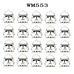 Bloques de construcción de soldado de asalto, figuras de bloques clon trooper, WM6036, juguete de ensamblaje de muñecas, WM553, wm556, wm557, 20 piezas por juego