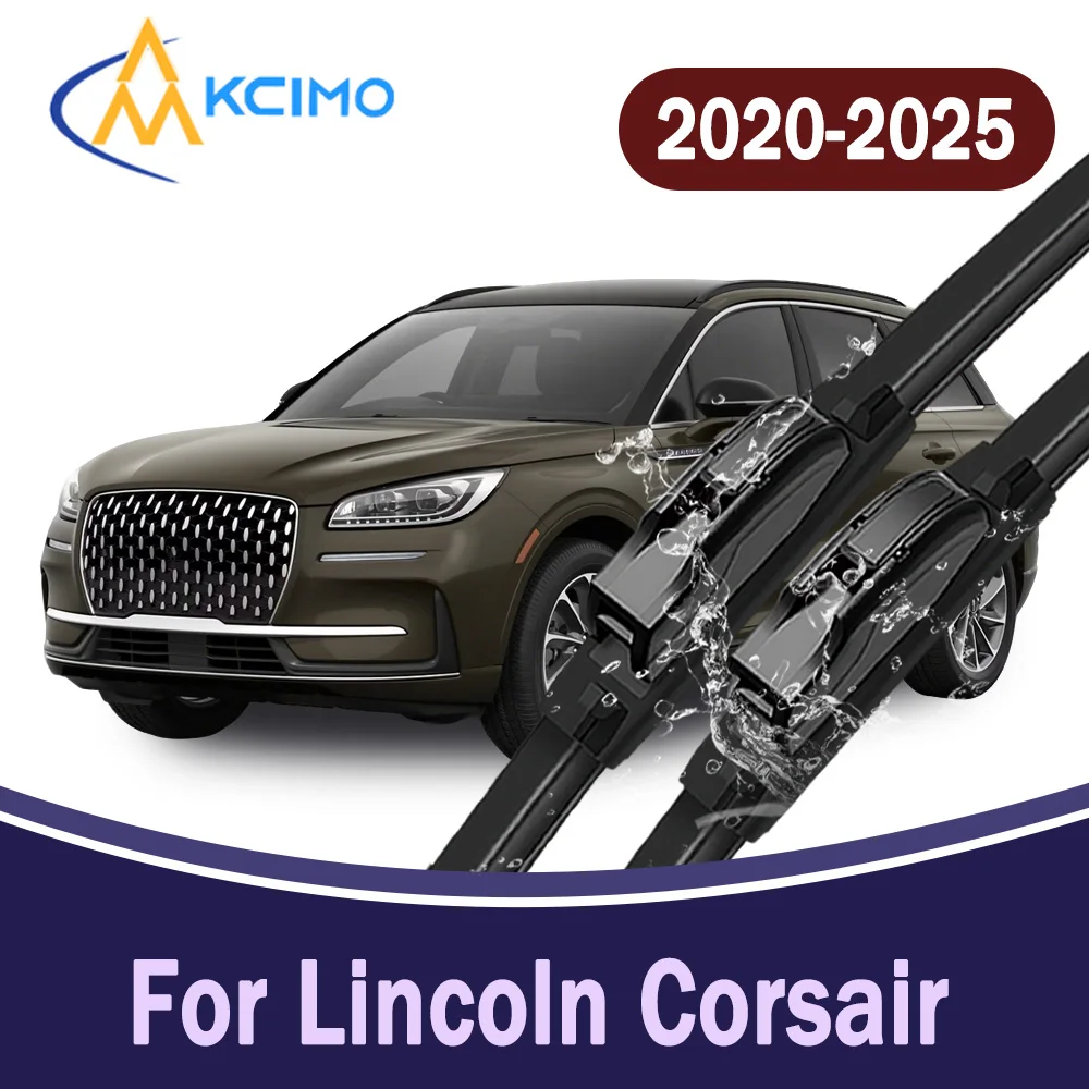 

All-Weather Front Windscreen Wiper Blades For Lincoln Corsair 2020-2025 High Quality Car Windshield Replacement Parts 2Pcs