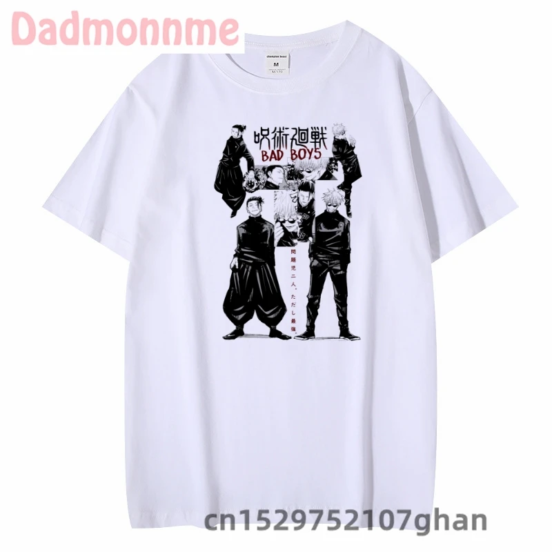 Women\'s T-Shirts Cartoon Anime Clothing Gojo Jujutsu Kaisen Print Vintage Women TShirts Female T-Shirts Graphic T-shirt Tops