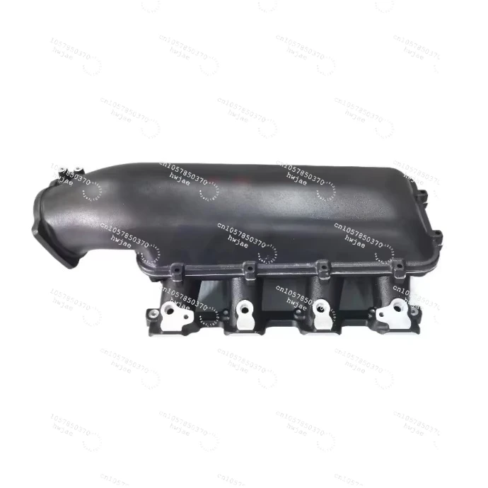 Black Aluminum LS Lo-Ram EFI Intake Manifold Fit for LS3 L92 Engine, With Fuel Rail Kit