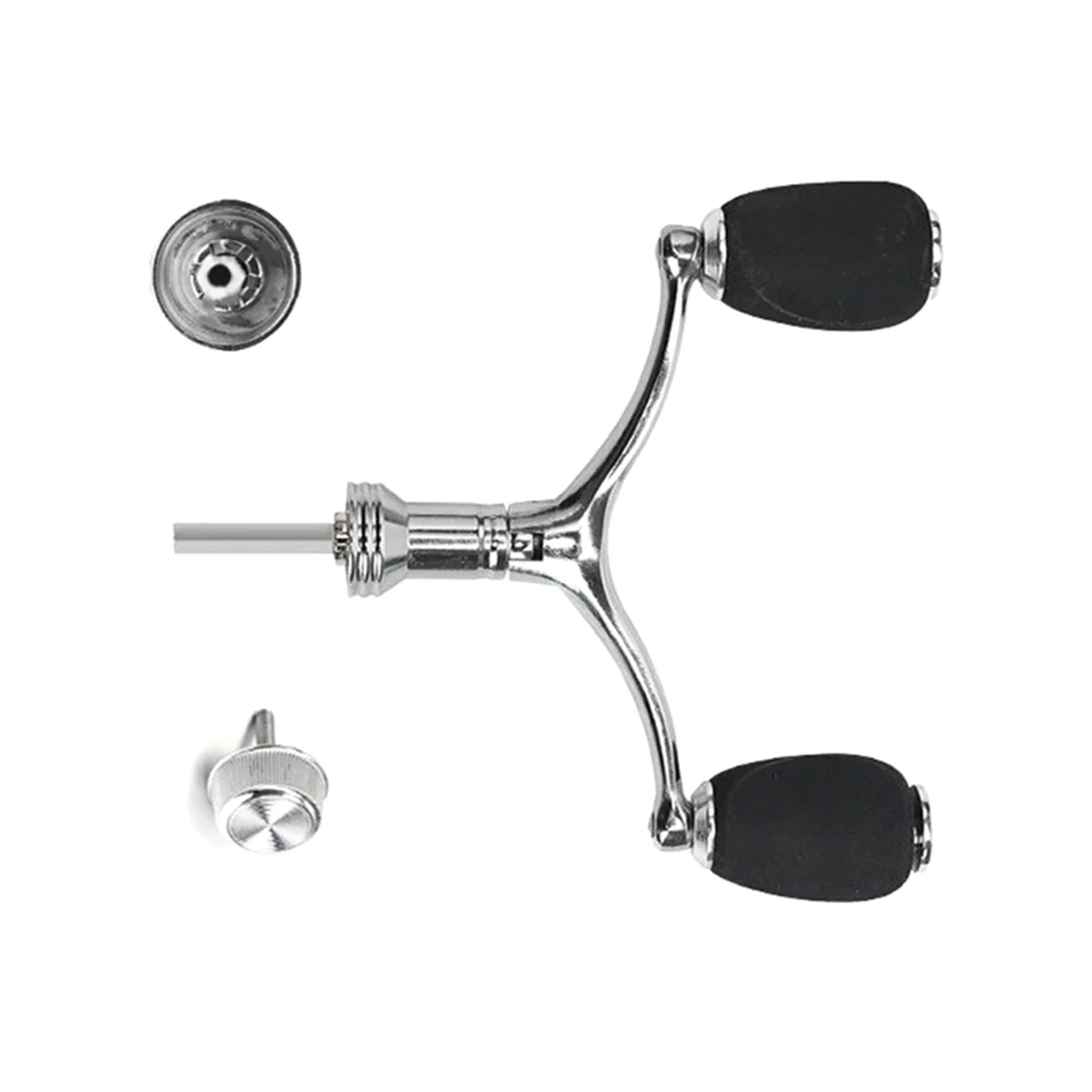 ABAB  Reel Handle Replacement Modified Fishing Wheel Rocker Universal Change Handle Wheel Folding Rocker Arm