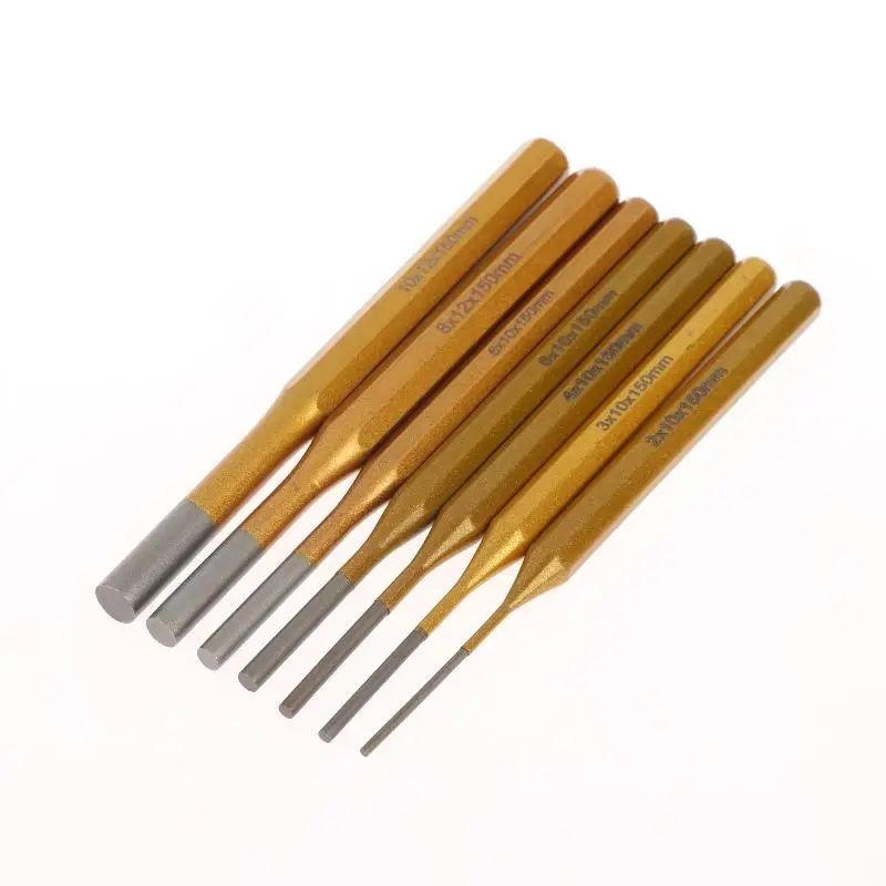 B*1Pc 2/3/4/5/6/8/10MM Brass Central Positioning Punch 150mm Roll Pin Punch Tool Remover For Machinery Maintenance
