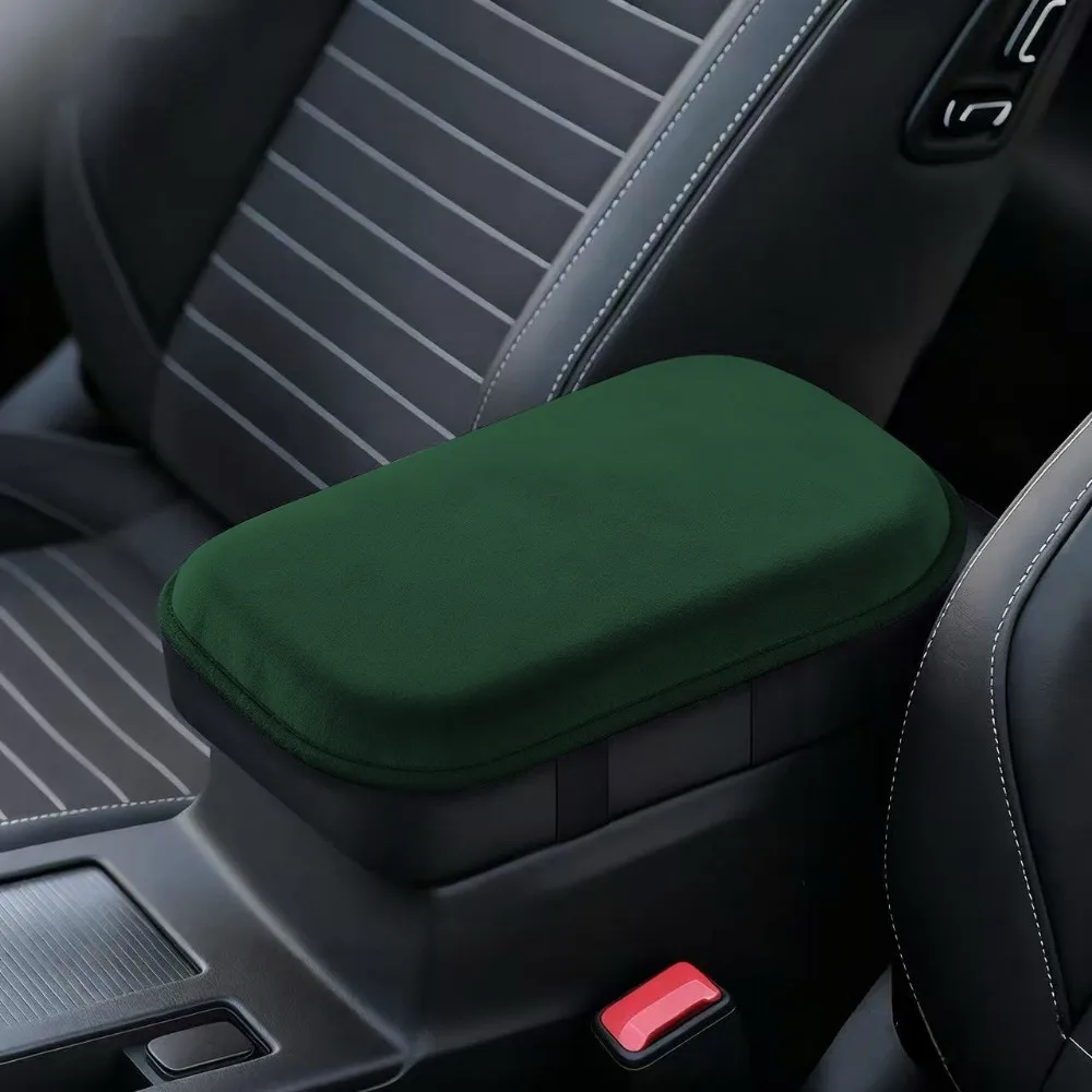 Universal Soft Car Armrest Cushion Booster Pad Plush Thicken Car Armrest Pad Comfortable Heightening Pad For Central Console