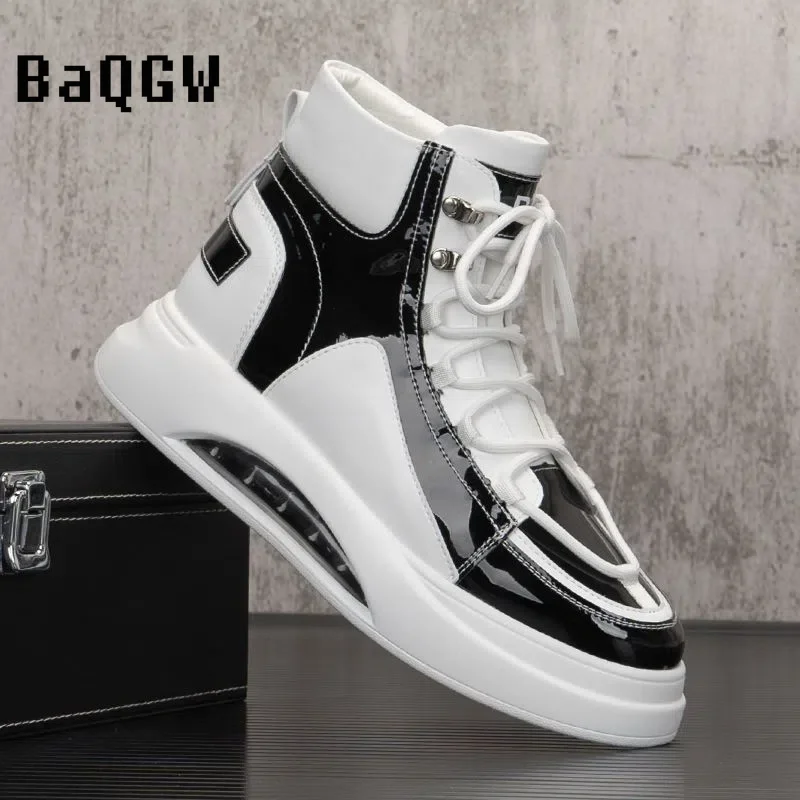 Scarpe sportive Casual traspiranti da uomo scarpe da ginnastica di lusso in pelle da passeggio all\'aperto da uomo Tennis Tenis Masculino Sneakers