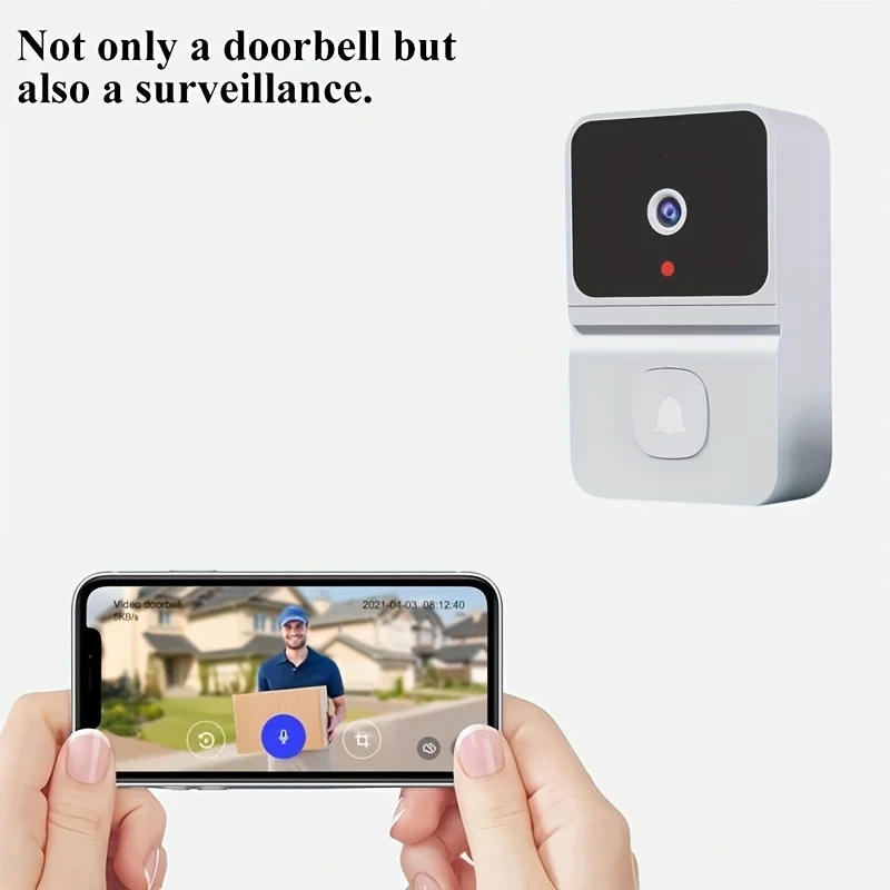 T23 Wireless Doorbell APP Remote Control Wifi Smart Outdoor Doorbell Camera  Vision HD Video Door Bell Security Home Monitor