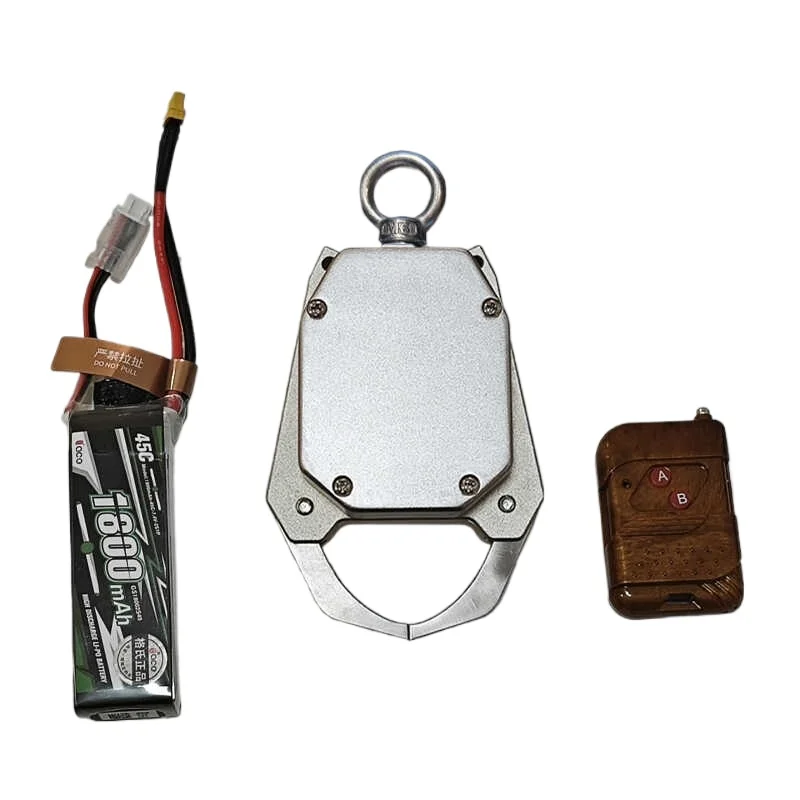 Load-bearing dropper, thrower, automatic unhooker, lighting control, automatic airdrop