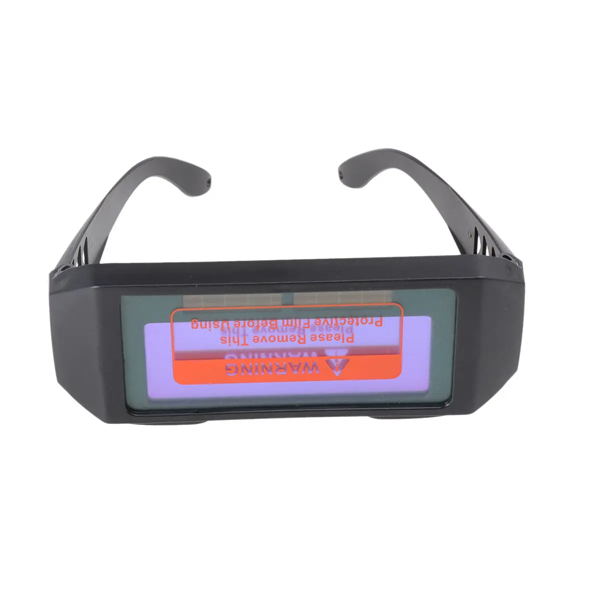 

Solar Powered Welding Goggles Auto Darken Filter Lightweight Adjustable Side Range Protective Mask Safety Welder Equipment Black