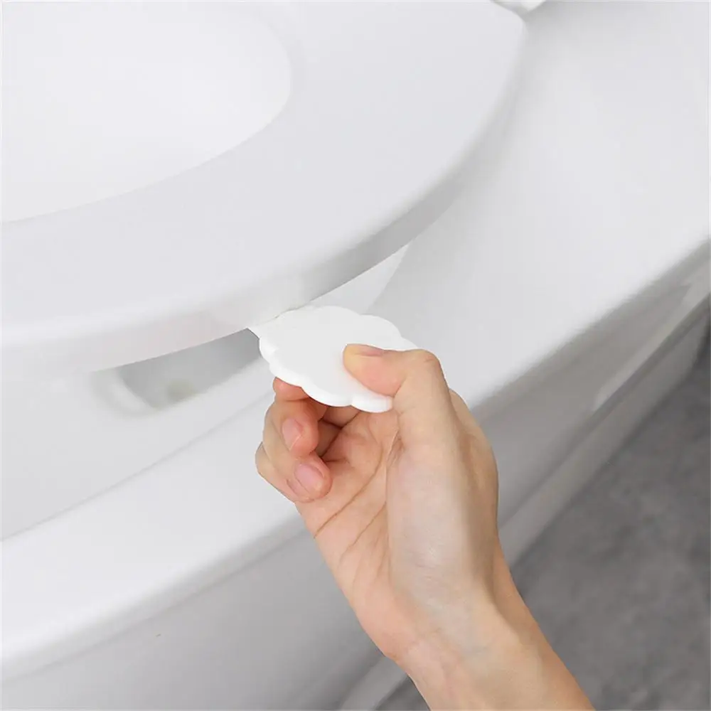 10~50SETS Toilet Lifter Preferred Material Clean And Hygienic With Gasket Toiletries Toilet Handle Lift Cover To Save Effort