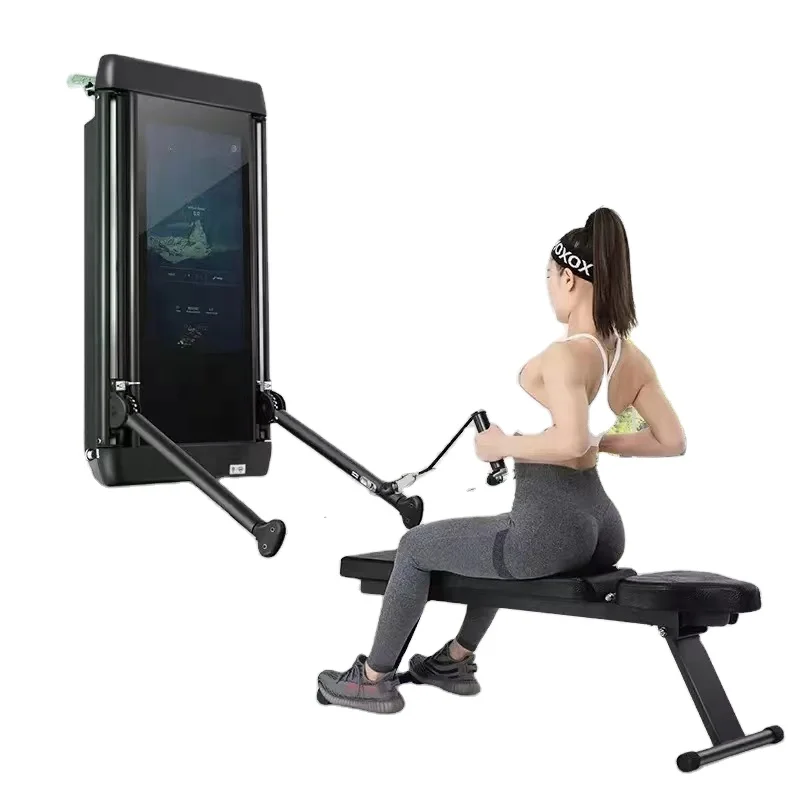 Wholesale 32 Inch High-Definition Touch Screen Wall-Mounted Arm Steel Fitness Equipment Comprehensive Intelligent Trainer